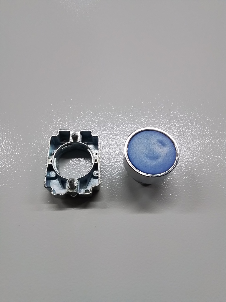 I2AF6 22mm BLUE Push Button with bracket