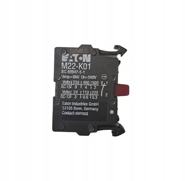Eaton M22-K01 RMQ-Titan Closed Contact Block