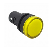 Yellow LED Lamp 22mm 230V
